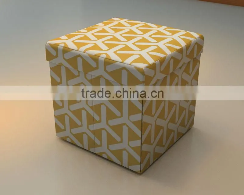 unfoldable beautiful colorful pouf ottoman