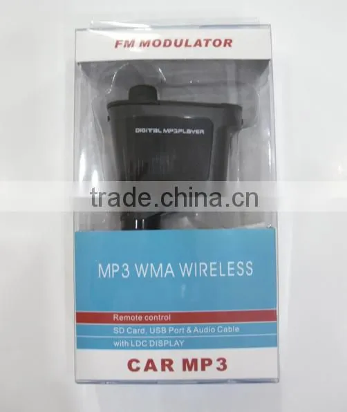 Hot sell professional car mp3 fm transmitter with high quality