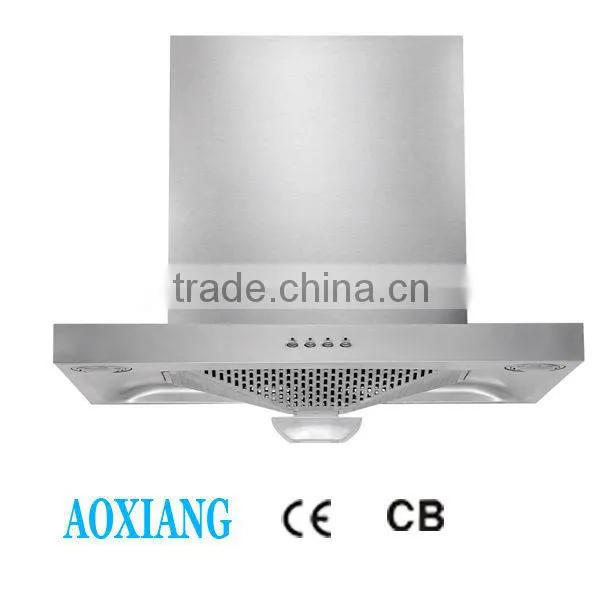 2015 new style kitchen ventilator / Washable aluminium filter range hood/Tempered glass smoke exhaust ventilator H88