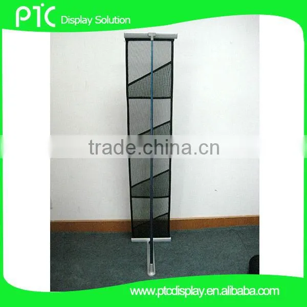 Single line brochure holder