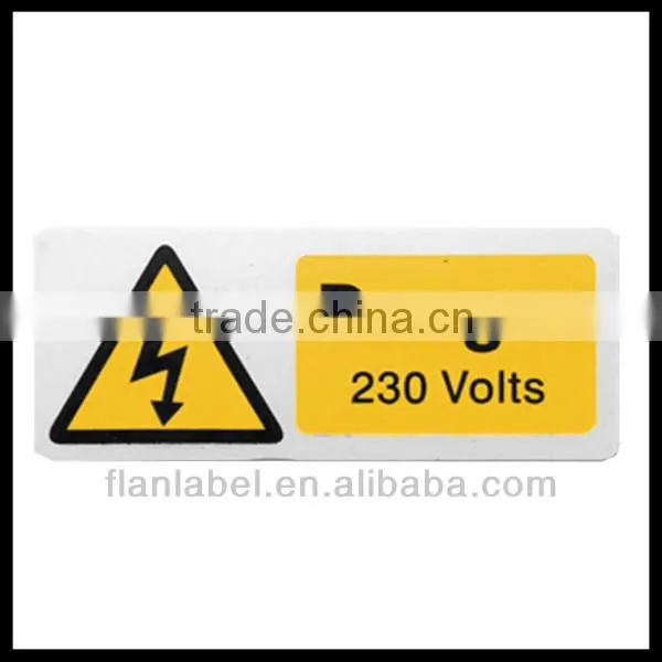 Electrical Warning Label