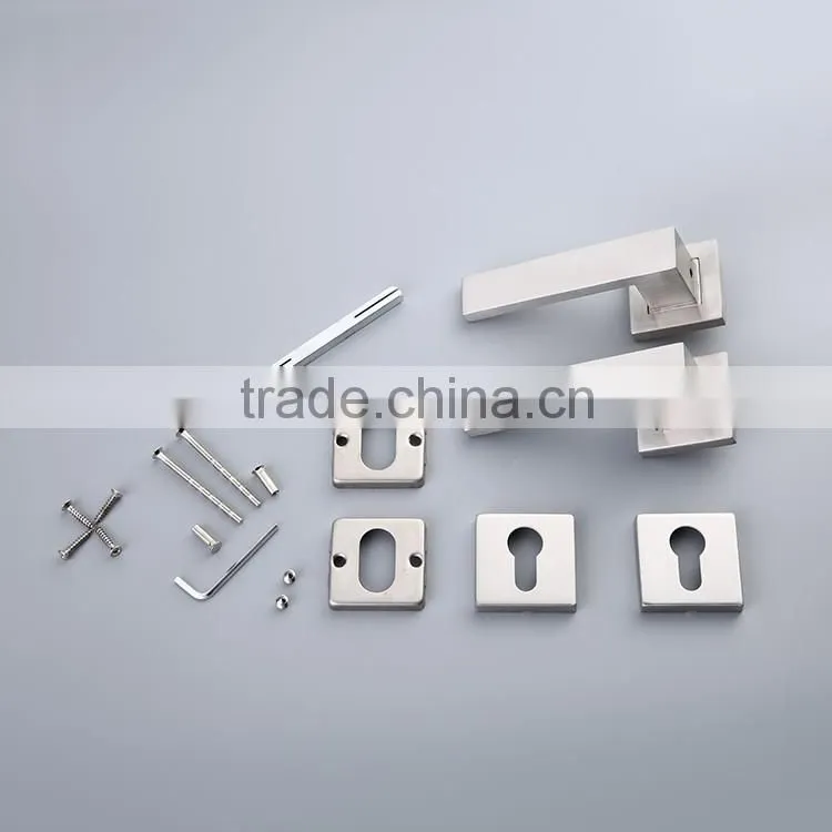 OEM 304 SS inox hollow handles, stainless steel solid door handle