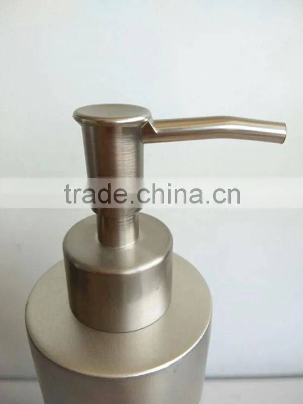 Factory wholesale Brushed Ceramic Bath Accessories Set Holder 4 pcs : tumbler, soap dish, dispenser, toothbrush holder