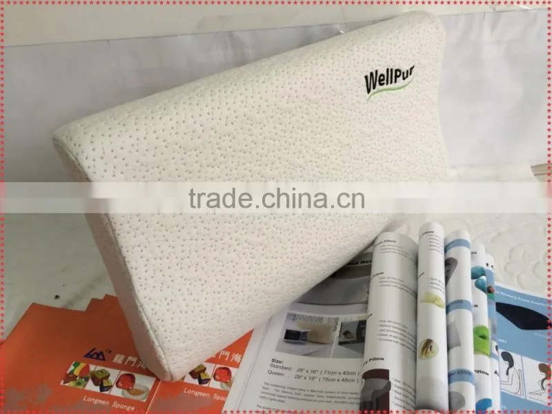 100% polyester memory foam pillow for decorative pillow LS-P-031-B wholesales foam pillow