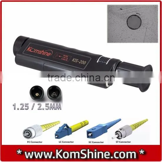 8 in 1 Optical Fiber Connector Cleaning & Inspection Tool Kit incl.One-click cleaner, NTTAT OPTIPOP R Cassette Cleaner + Scope