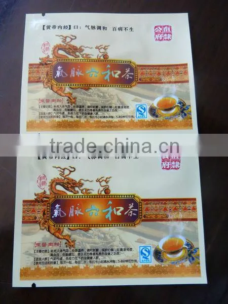 Zipper lock Tea Packaging Bags