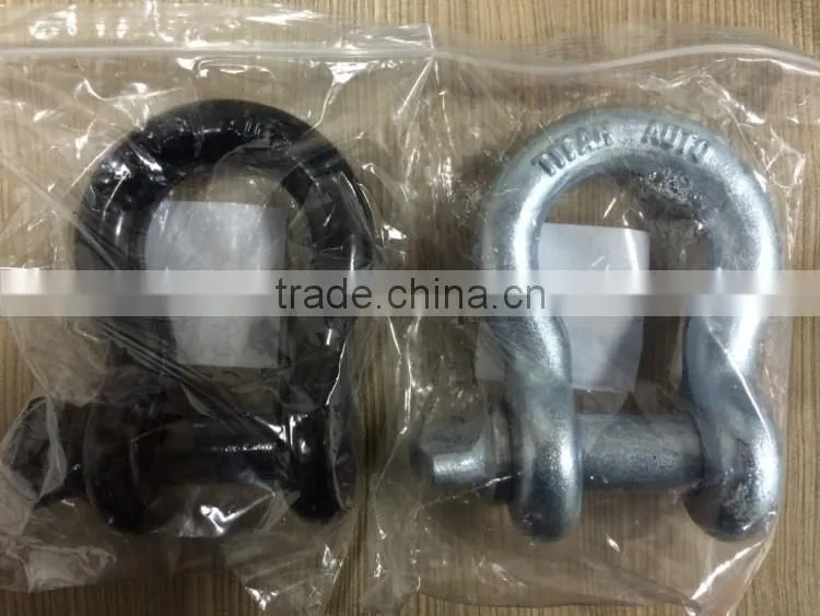 3/4'' D shackle US type shackle for tow strap