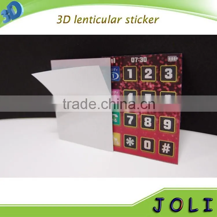 custom logo Lenticular stickers /3d lenticular sticker printing