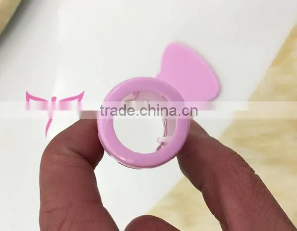 Pink color transparent nail stamper tools,New pink clear jelly stamper