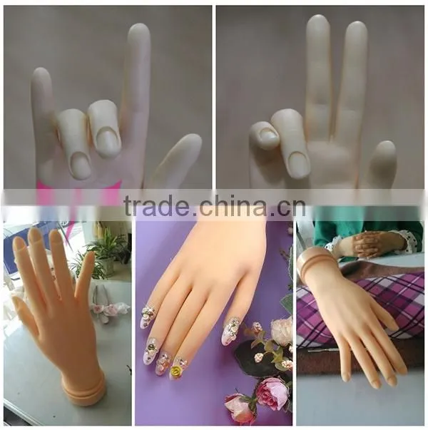 Easam Professional false hand for nail,nail art training hand