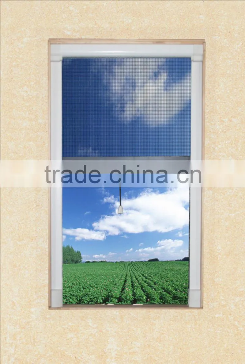 130cm* 150cm Aluminium retractable insect screen window roller-- MZL-1