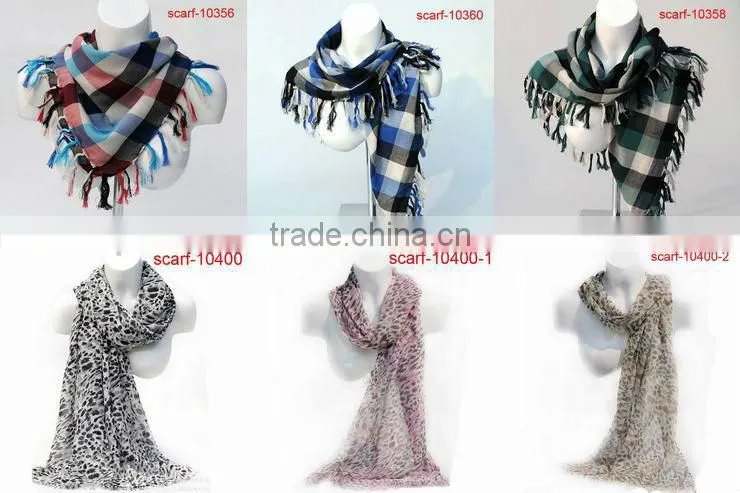 wide solid color cotton scarf