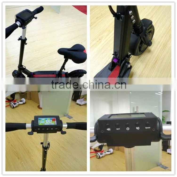 China Htomt self balancing electric scooter europe 2 wheel scooter with seat for adults electric scooter with handle