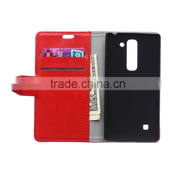 Wholesale Flip Cover Leather Case For LG Spirit H440N ,For LG Spirit H440N Book Cover Stand Case