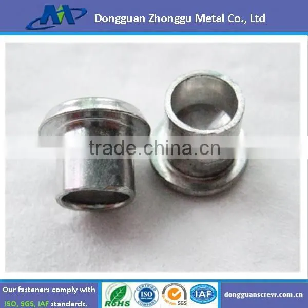Stainless steel zinc plate round head straight knurled rivet