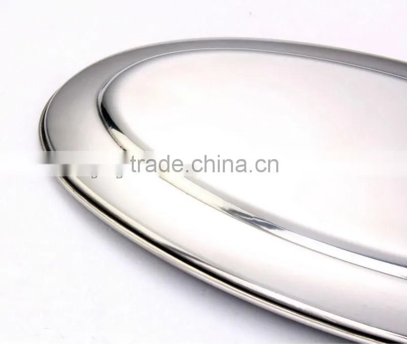 Stainless Steel Oval Shaped Dishes
