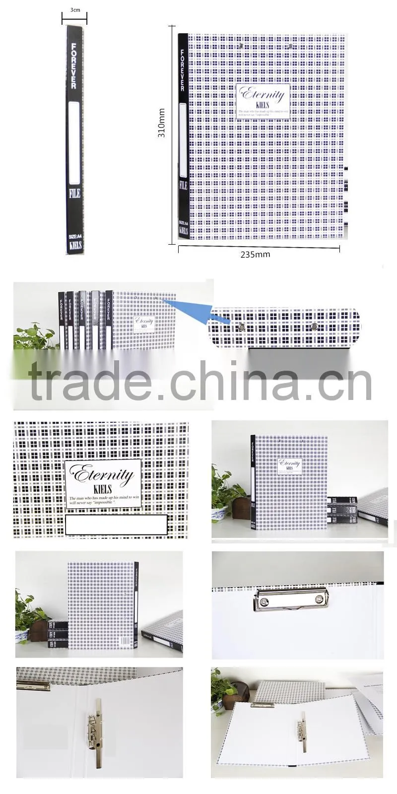 Popular eco-friendly fc A5 paper cardboard file folder