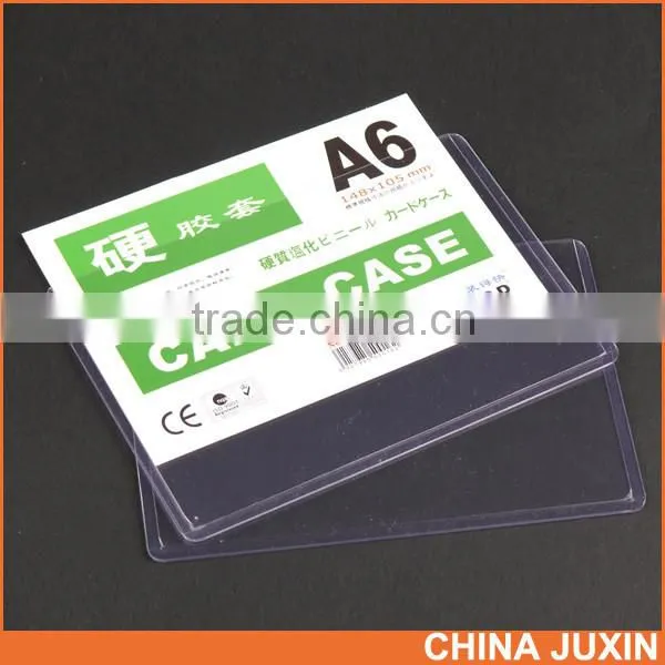 China Golden Supplier PVC Card Case Hard PVC Document Card Case