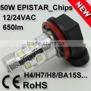 Car LED Light 50W H4/H7/H8/H9/H11/H10/9005/9006/H16/P13 Car LED light