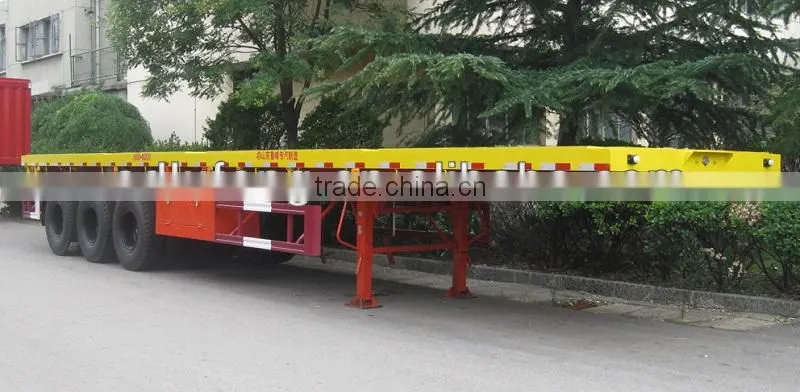 20' and 40' container carrier flatbed semi trailer,two axles and three axles