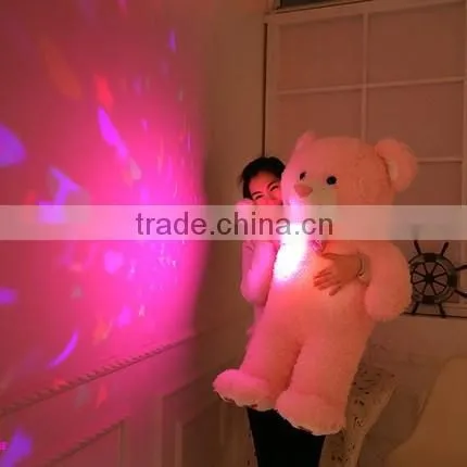 Soft teddy bear toy projection ceiling light