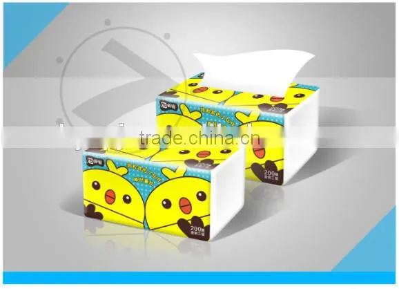 Semi Automatic Facial Tissue Packing Machine , Napkin Packing Machine