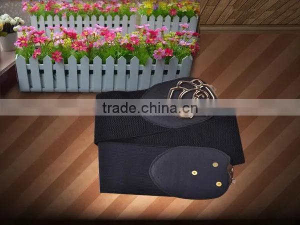 All Match Flower Buckle Ladys Belt Fashion Western Stretch Waist Belt