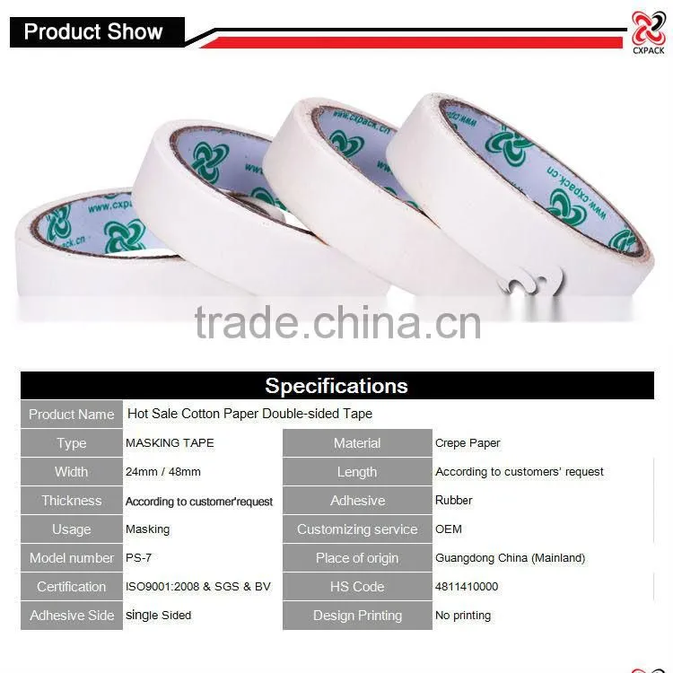 High Temperature Automotive Masking Tape For Car Painting