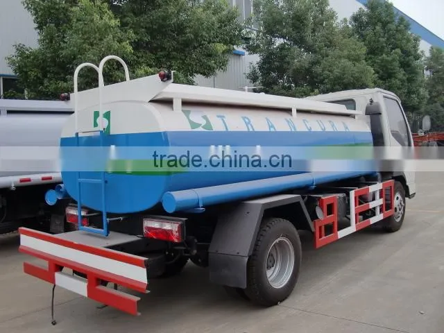 mini fuel tank truck made in China JAC 3.5-5cbm mini fuel tank truck