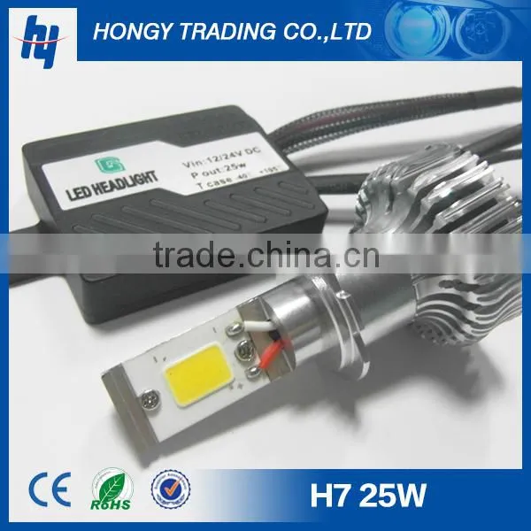 50w 3600 lumen h7 led headlight