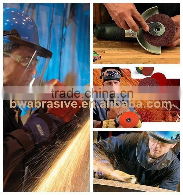aluminum oxide silicon carbide and zirconia oxided abarsive fiber discs