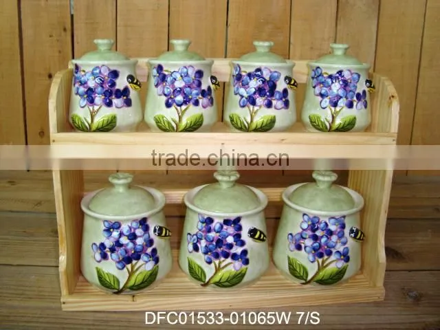 Hand-painted Ceramic Tea Cup and Saucer