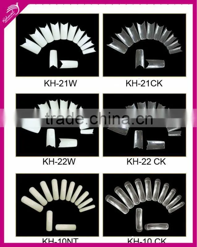 wholesale different styles of acrylic nail tips 70pcs 100pcs 200pcs 500pcs box