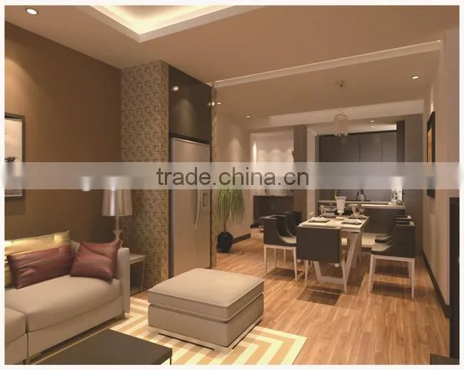 Indoor decorative Wood Grain Click WPC Flooring tiles