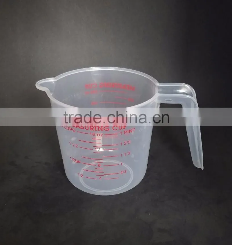 16oz 500ml plastic pp measure cup