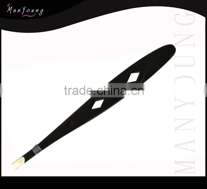 False eyelash tweezers,stainless steel eyelash tweezers,black eyelash tweezers
