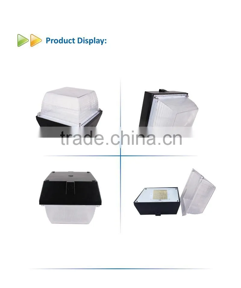 2016 UL DLC Listed 5 years warranty led canopy light 40w led canopy luminaire