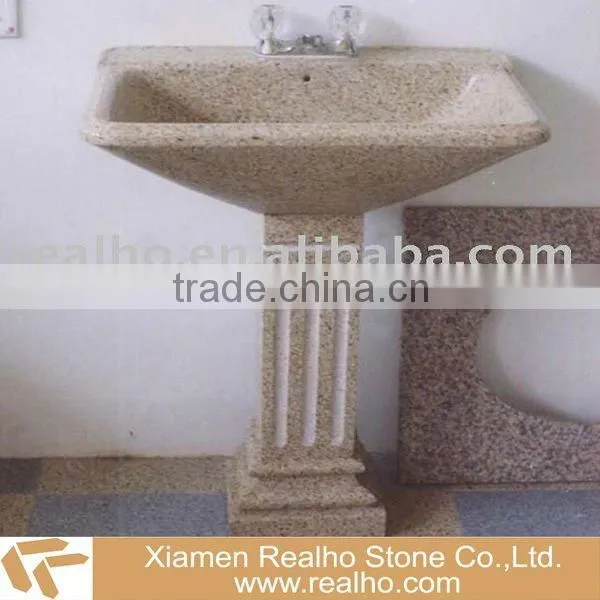 Prefabricated Black Nero Margiua stone sink