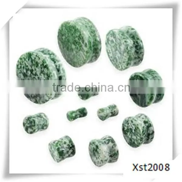 natural stone ear plug jewelry from china factory