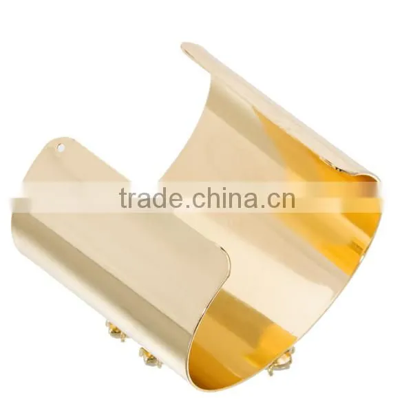 New Design Resin Beads Gold Plated Bangles