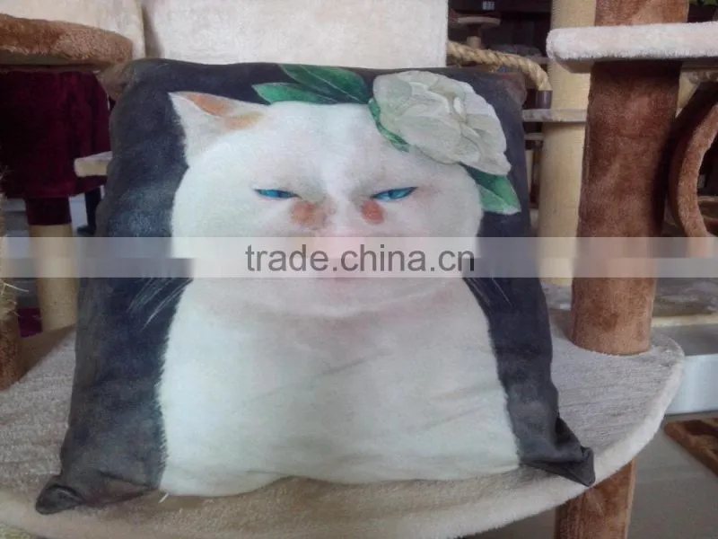 Aimigou plush animal shaped pillow & dog cat face cushion