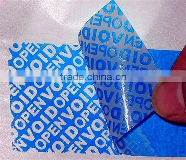 Custom Printed Hologram Security Warranty VOID Sticker Seals