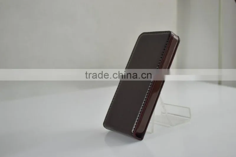 2016 Hot Sale New Style PU Leather case for iphone 6 with up and down flip cover case