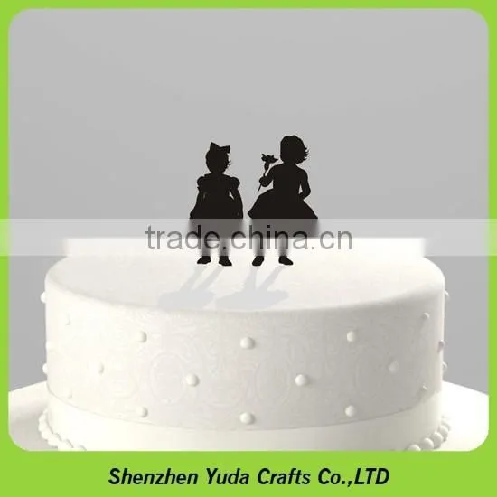 Personalized lucite cake topper figurine, children acrylic cake toppers wholesale