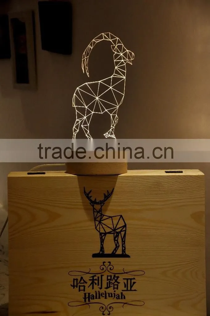 LED Acrylic Originality Animal Sign Christmas Gift Factory sale