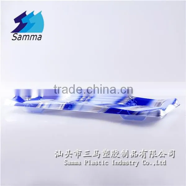 KW-0010LH-B anti-fog functional dessert box / disposable sushi tray take-out packaging