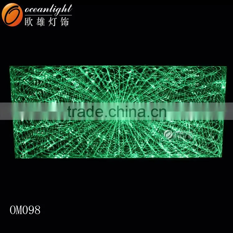 Romantic Rose Sky Optic Fiber Lamp Ceiling/Wall Fixture Flower Night Light Pendant Lamp fiber optic decoration for kids - OM163