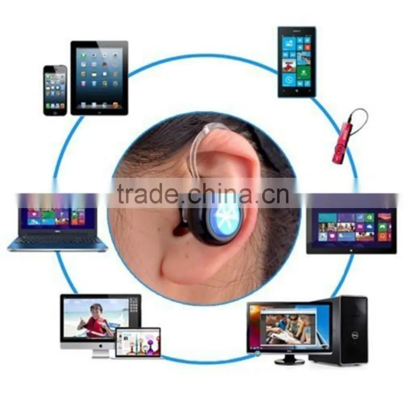 LY 002 4.0 Mini Stereo bluetooth headphone Bluetooth Wireless In-Ear Headphones Headset Stereo Mono Earphone Smallest