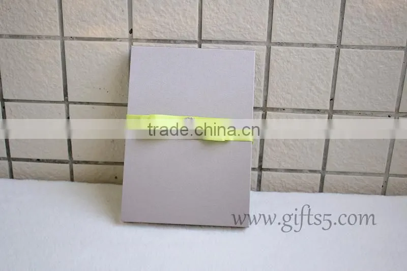 Custom Handmade Luxury wedding invitation box with ribbon