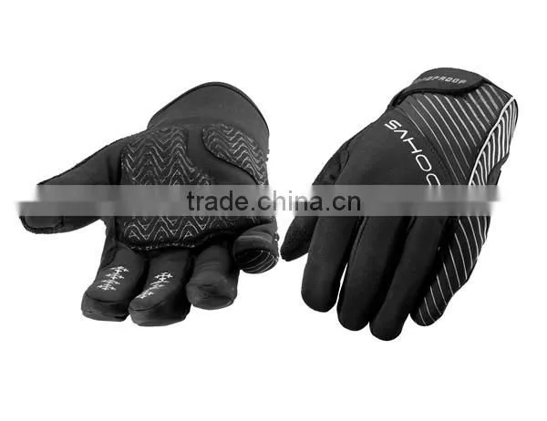 Customized high quality bicycle leather gloves